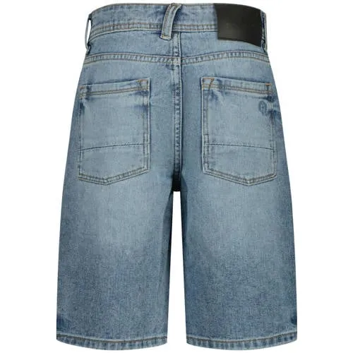 Raizzed regular waist short light blue denim, foto 3