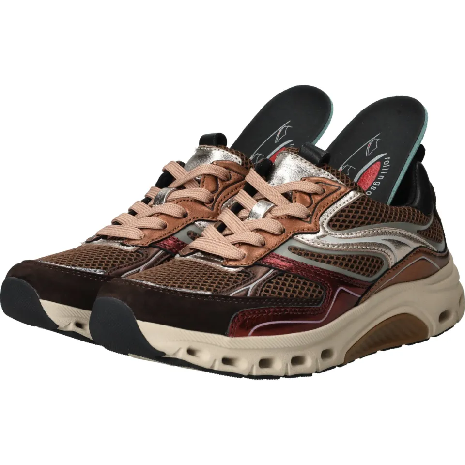 Gabor Rollingsoft sneaker bruin, foto 5