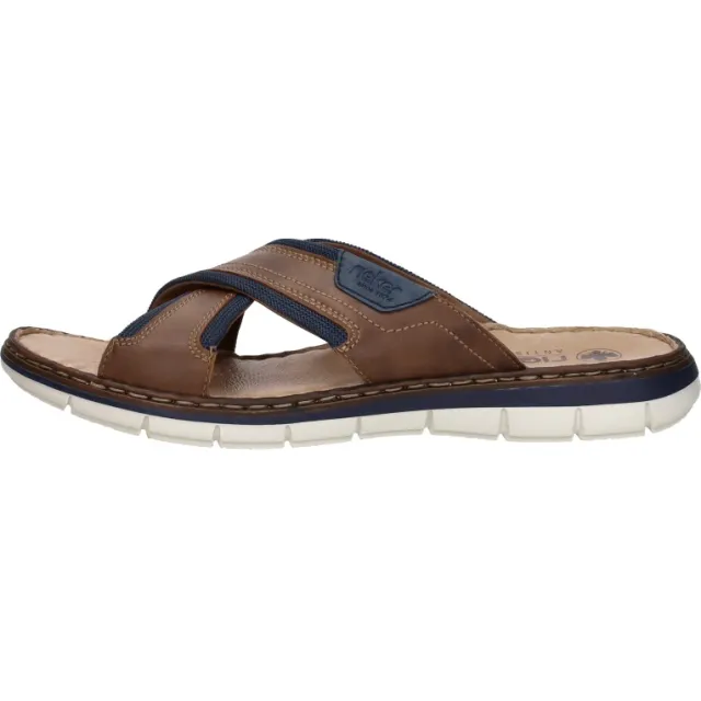 Rieker slippers cognac