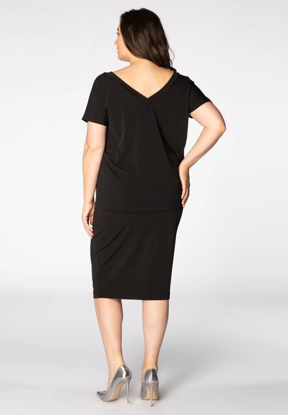 Yoek Rok stretch zwart, foto 5