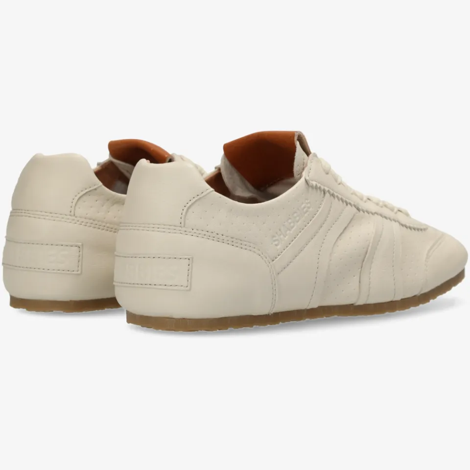 Shabbies Amsterdam Ciska Base leren sneaker gebroken wit, foto 2