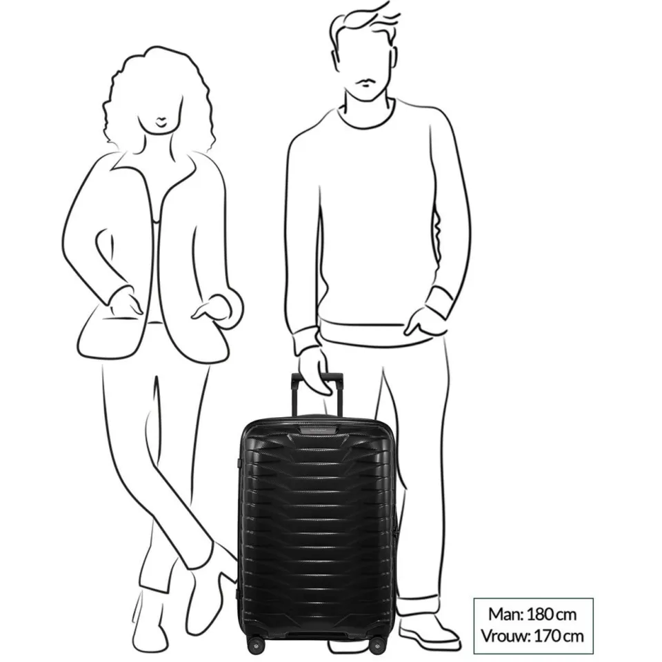 Samsonite Proxis spinnerkoffer zilver, foto 3