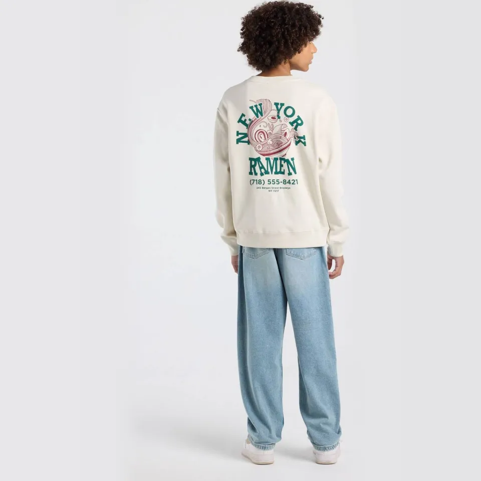 America Today sweater met backprint - beige, foto 5