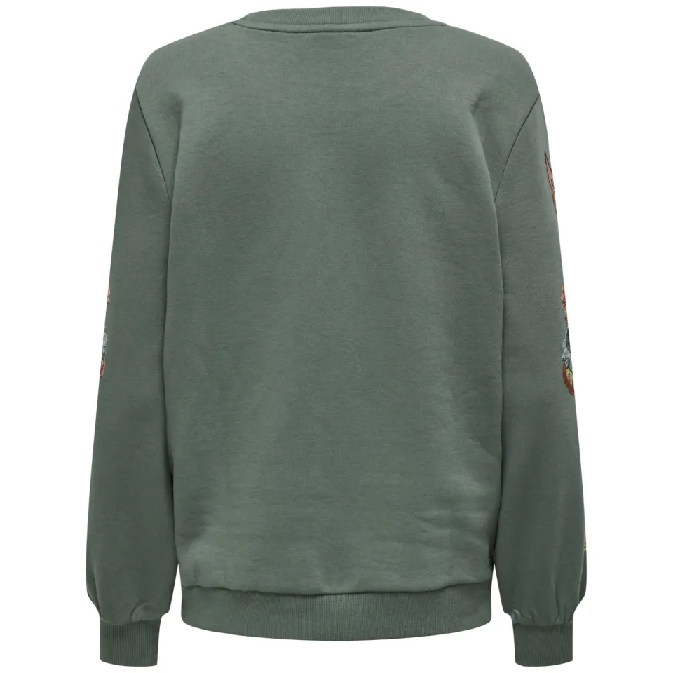 Only MATERNITY zwangerschapssweater OLMCONNY groen, foto 3