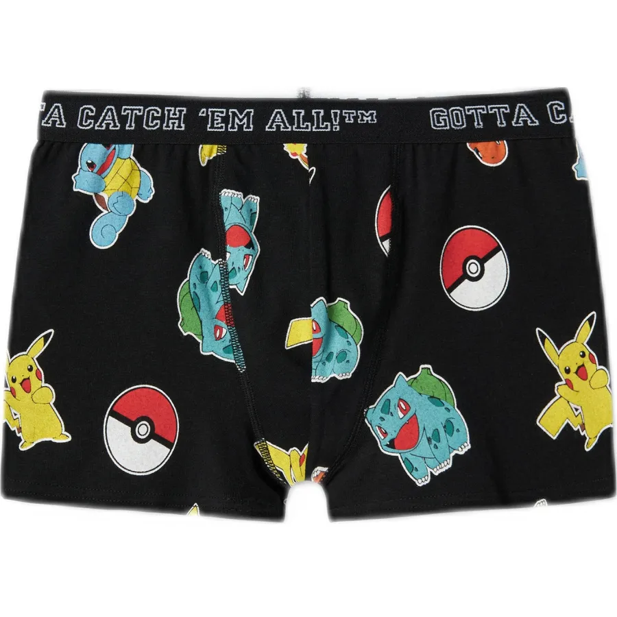 NAME IT KIDS Pokemon boxershorts zwart/multicolor set van 2, foto 2