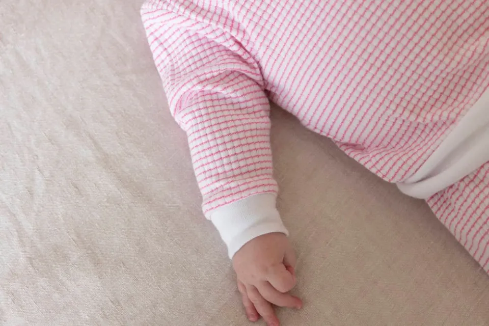 Feetje Wafel pyjama roze/wit, foto 8
