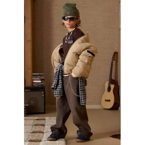Retour Jeans winterjas beige, foto 4