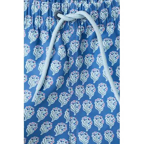 Mango Kids zwemshort all over print blauw, foto 3