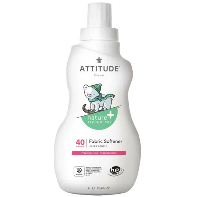 Attitude Little Ones Wasverzachter Parfumvrij 40 Wasbeurten 1 liter