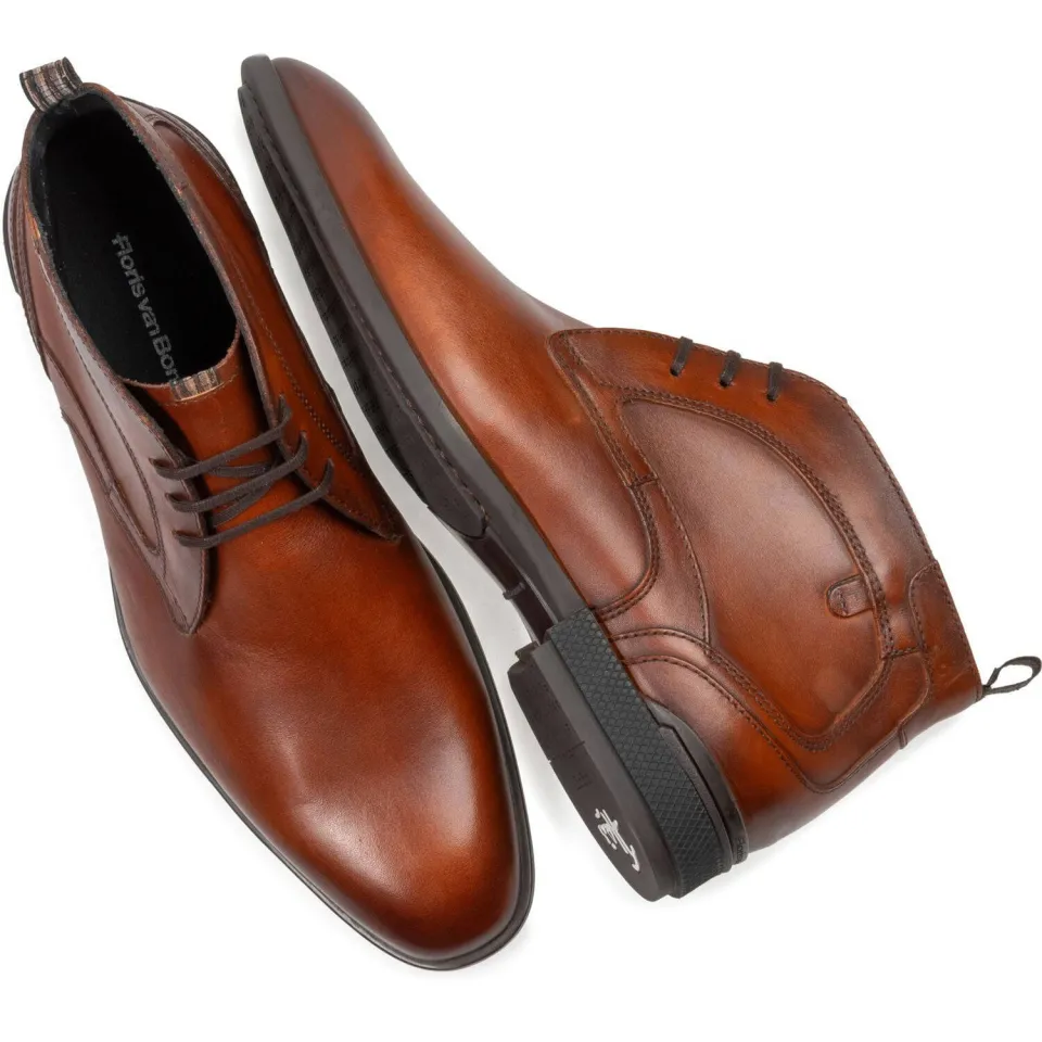 Floris Van Bommel Nette schoenen Sfm-50165 De Hakker Cognac, foto 2