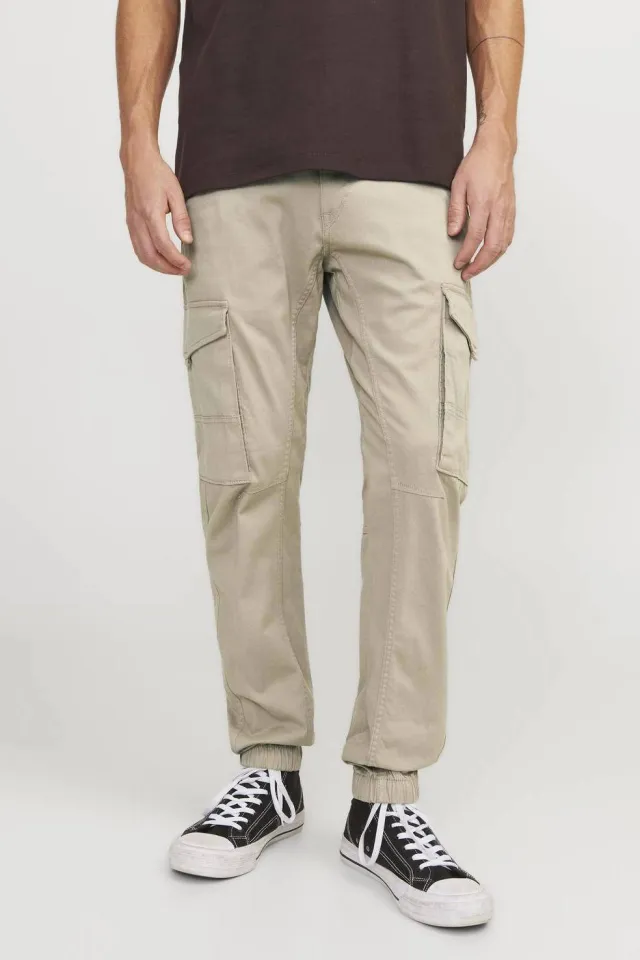 Jack & Jones JPSTPAUL cargobroek beige, foto 4