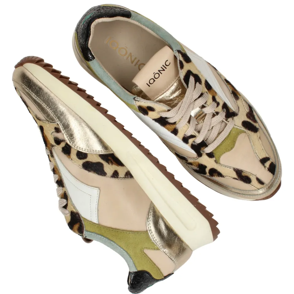 Iqonic Michelle lage sneaker goudkleur, foto 8