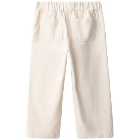 Mango Kids corduroy broek ecru, foto 3