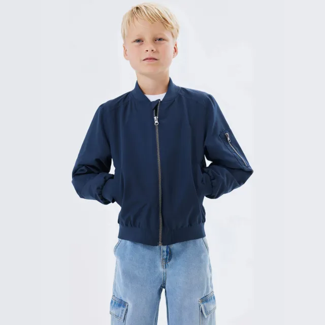 NAME IT bomberjack donkerblauw Navy Blazer-Zipper Pocket