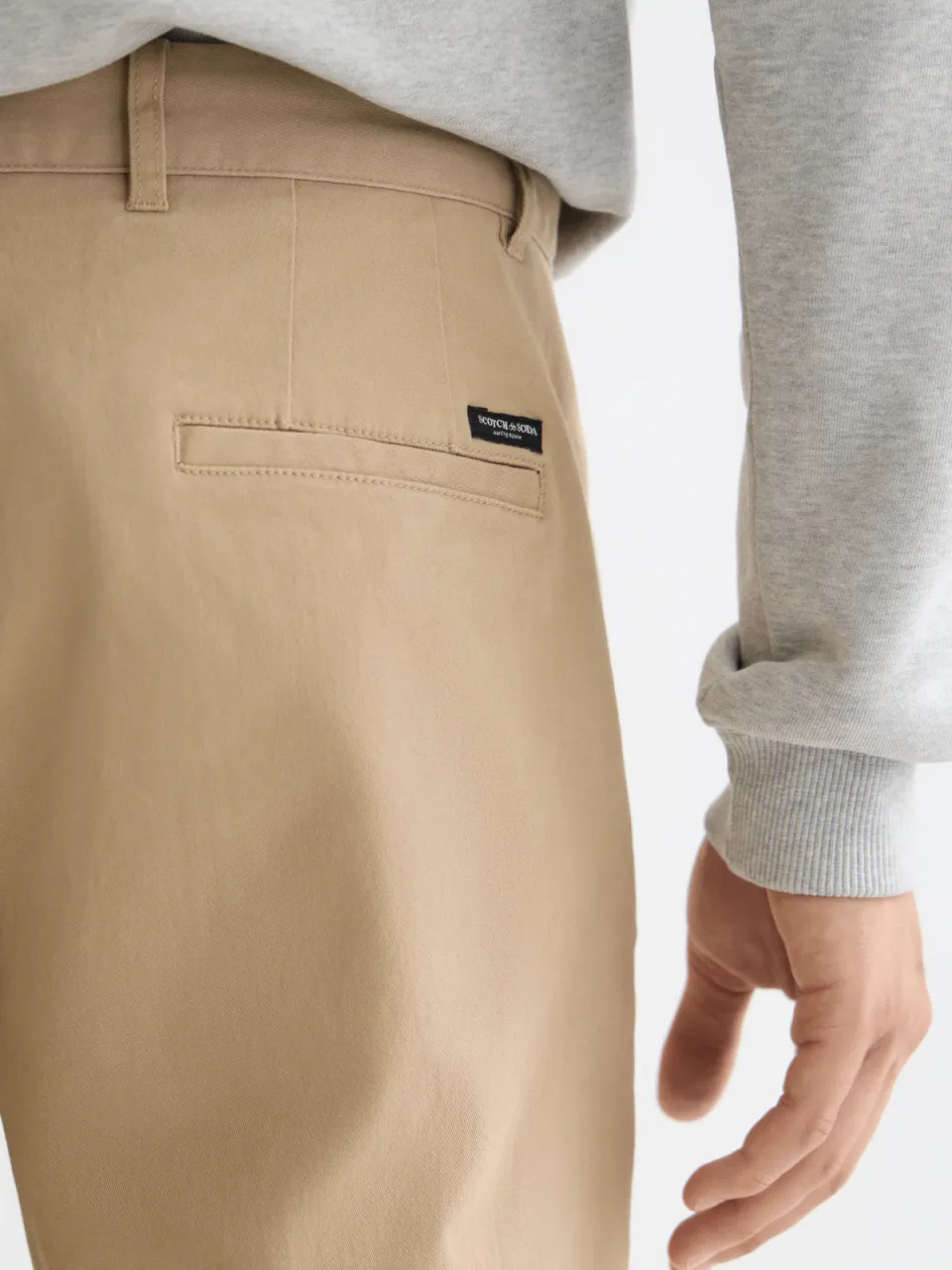 Scotch & Soda Stuart chino medium beige, foto 4