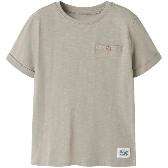 NAME IT KIDS T-shirt NKMVINCENT grijszand Pure Cashmere