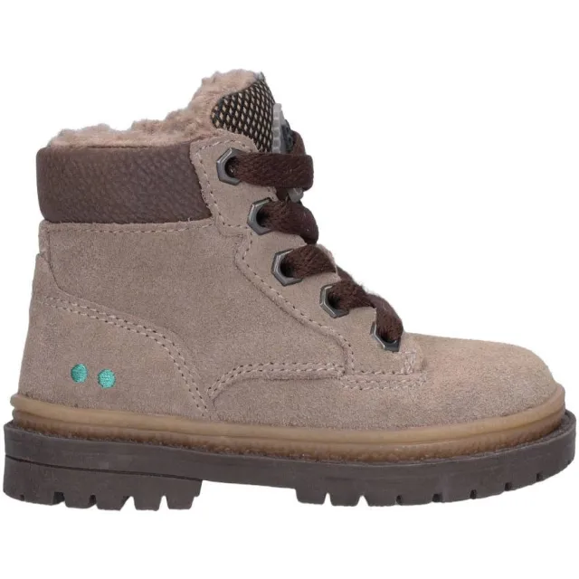 BunniesJR Thijs Trail suède enkelboots met profielzool - grijs