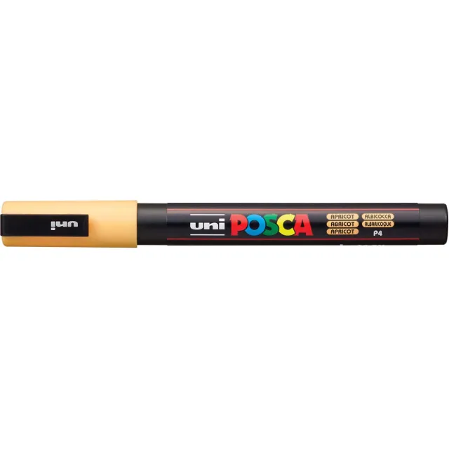 Posca marker met conische punt schrijfdikte fijn abrikoos