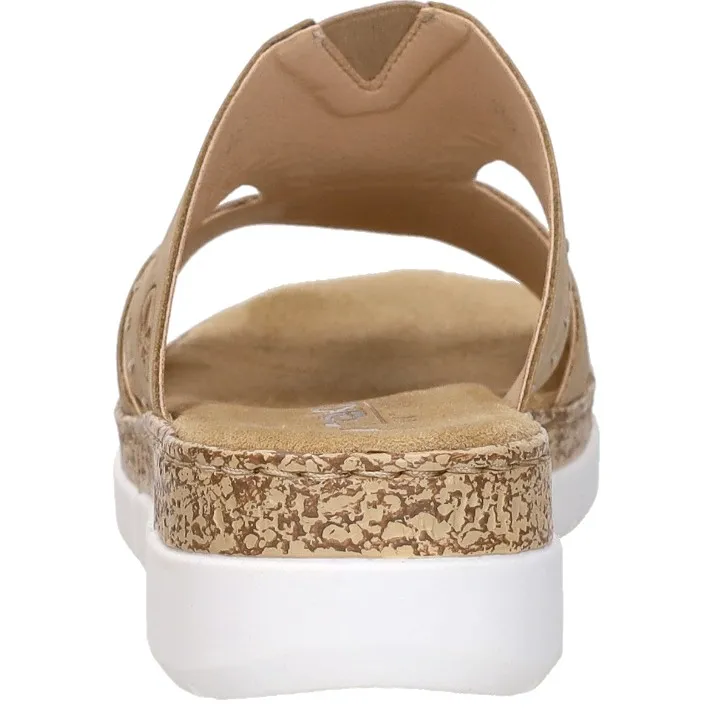 Rieker Open Teen slipper beige, foto 6