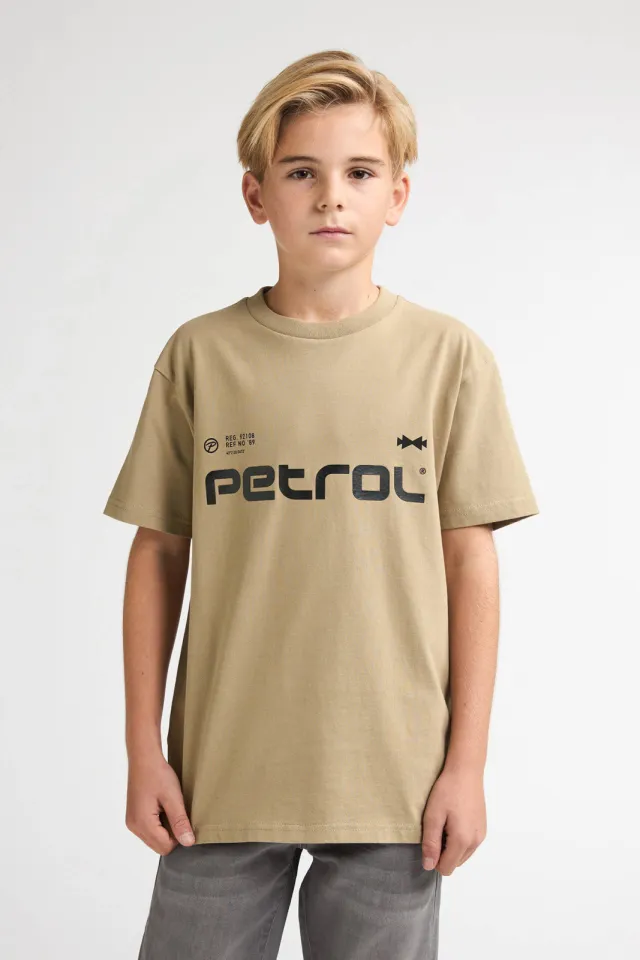 Petrol Industries zand T-shirt