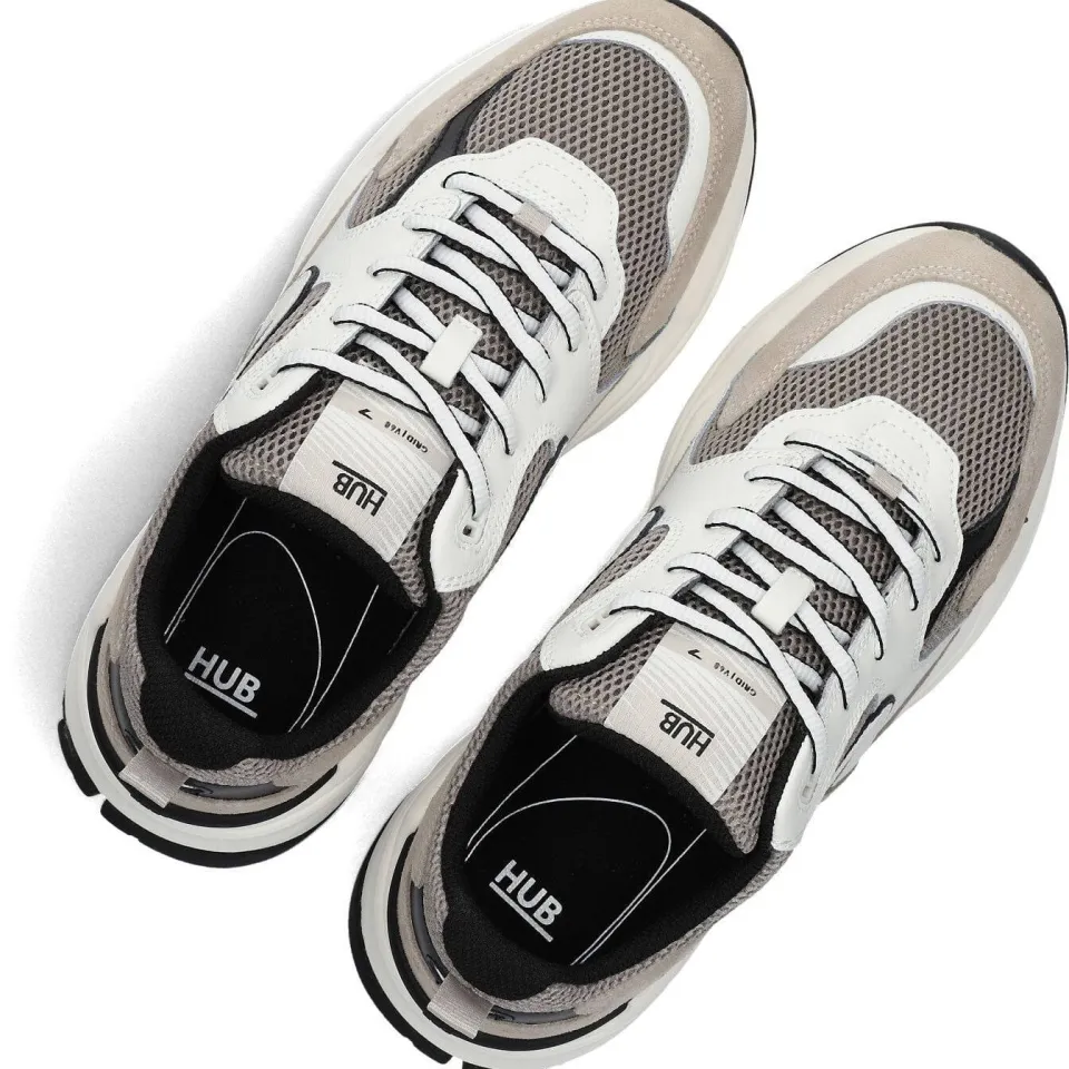 Hub Sneakers Grid Taupe, foto 4