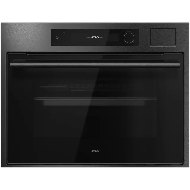 Atag CS8412D inbouw combi-stoomoven zwart BlackSteel