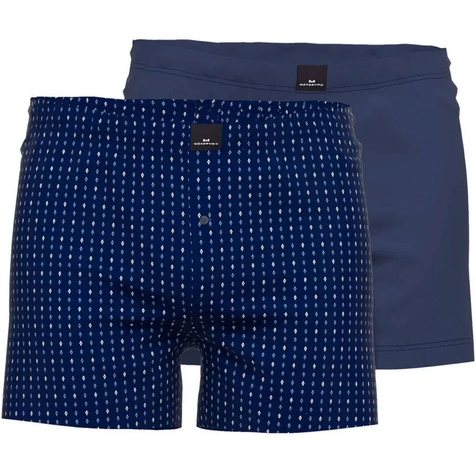 Götzburg wijde boxershort blauw set van 2, foto 2