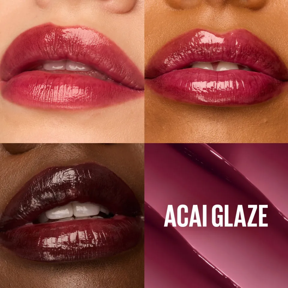 Maybelline New York Lifter Glaze Oil lippenbalsem 008 Acai Glaze violet, foto 6