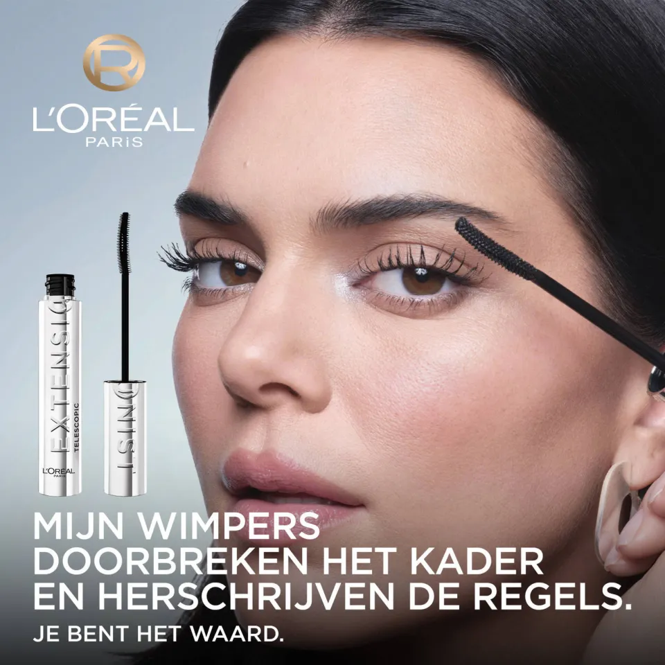 L'oréal Telescopic Extensionist mascara 01 zwart, foto 6