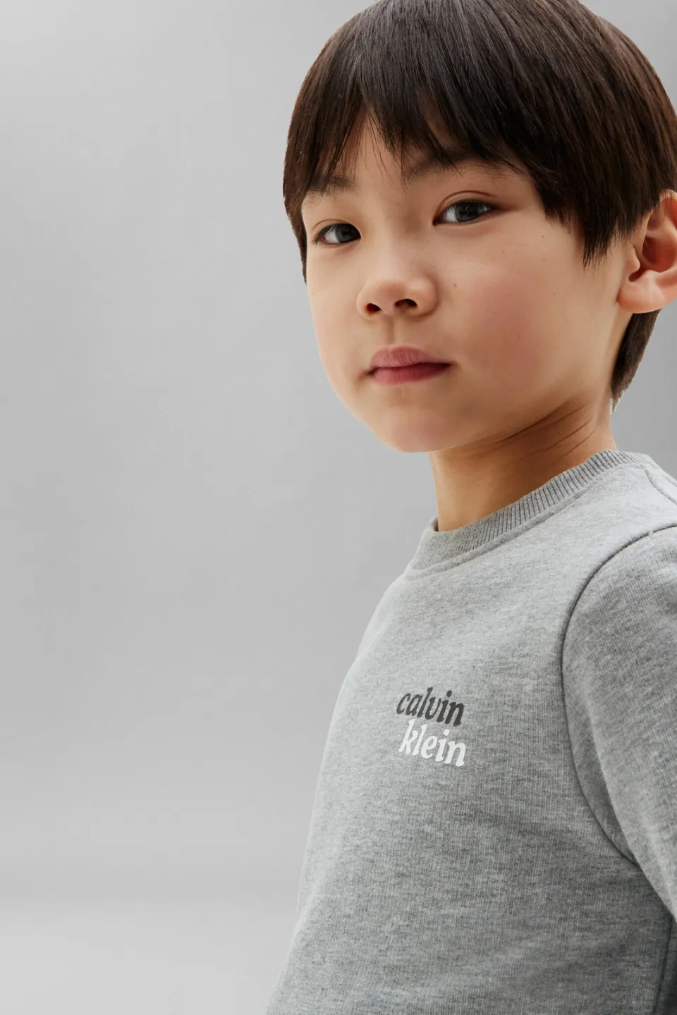 Calvin Klein sweater met backprint - grijs, foto 4
