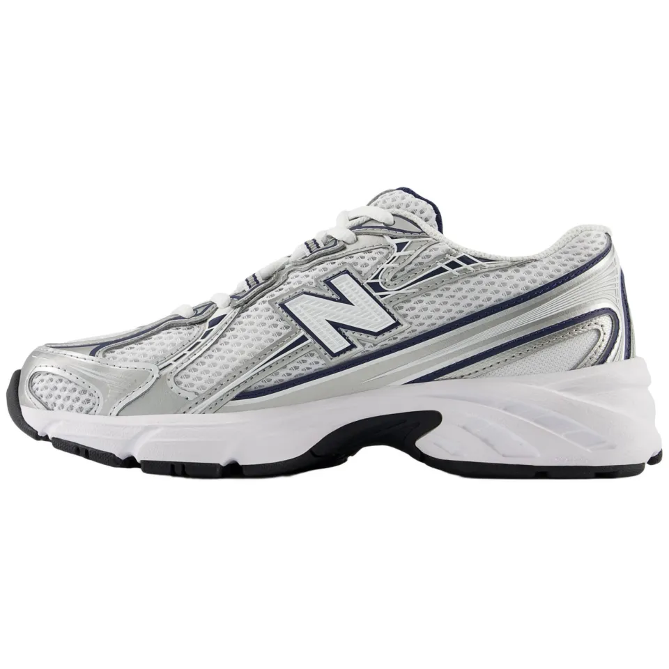 New Balance 740 mesh sneakers - wit/donkerblauw, foto 5