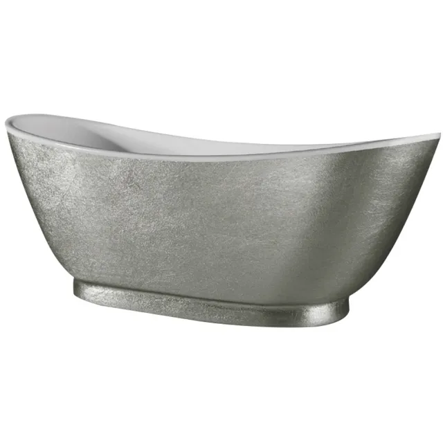Best Design Silvercreek vrijstaand bad zilver