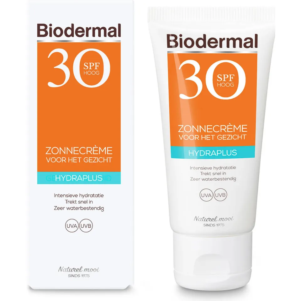 Biodermal Hydraplus zonnecrème voor het gezicht SPF30, foto 2