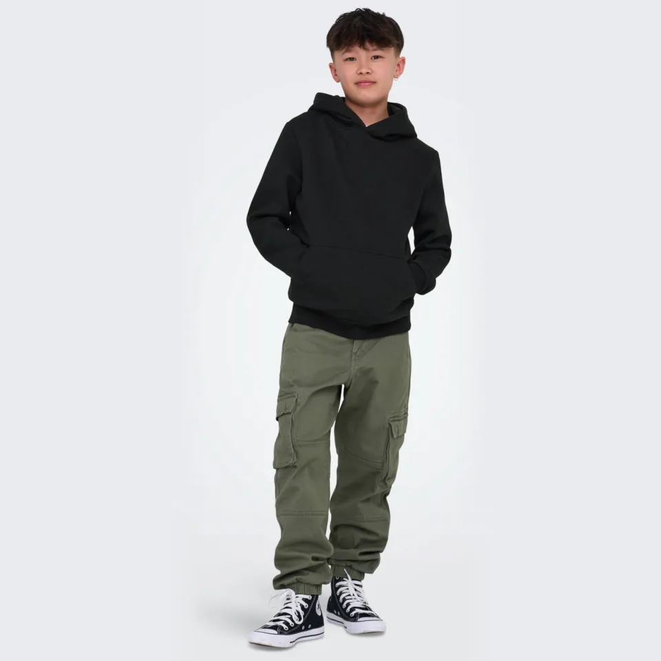 Only & Sons JUNIOR hoodie zwart, foto 5
