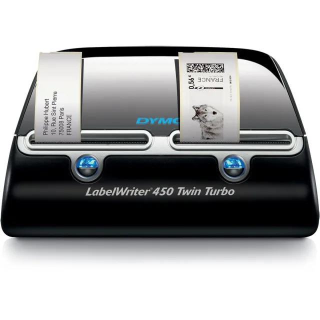 Dymo Labelprinter dymo labelwriter 450 twin turbo Desktop zwart