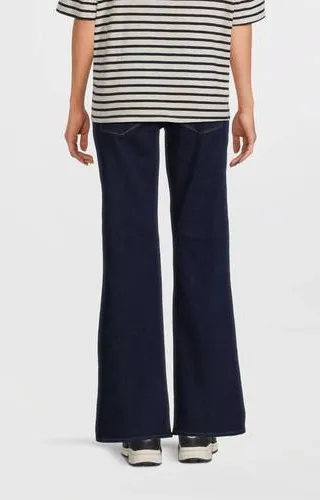 Only MATERNITY high waist zwangerschaps flared jeans dark blue denim, foto 7