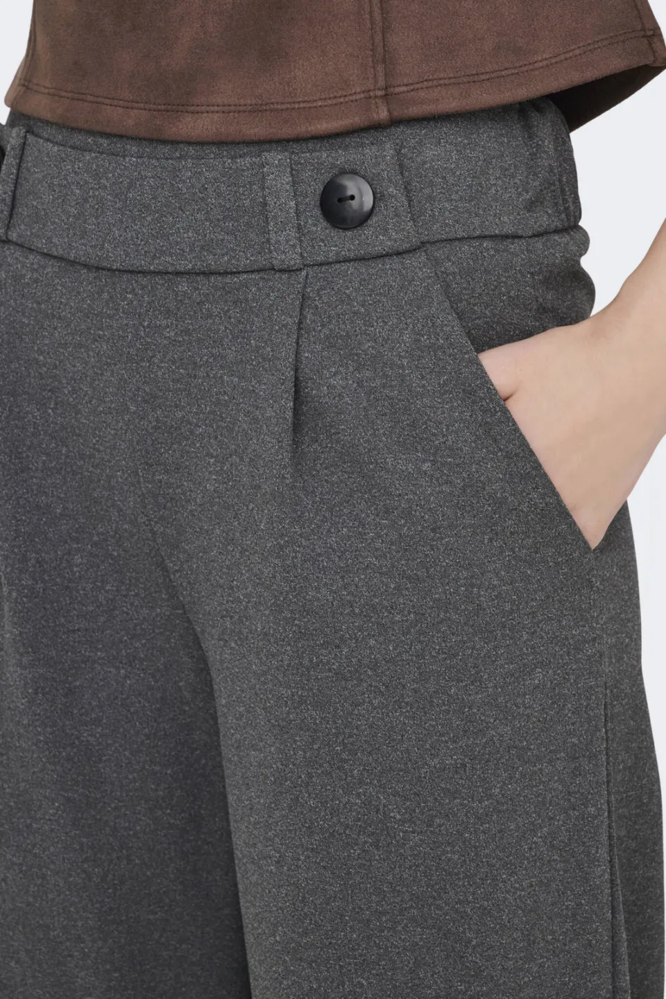 JDY Geggo wide leg broek grijs, foto 6