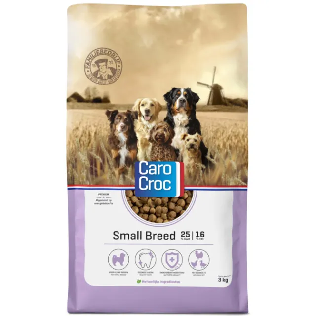 CaroCroc Hondenvoer Droog Small Breed 3 kg