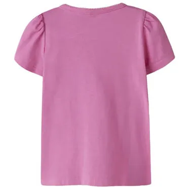 NAME IT T-shirt roze met print, foto 2
