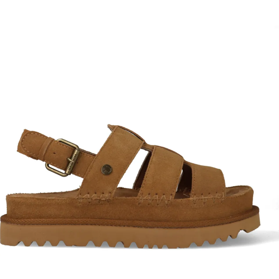 Warmbat Wenlock sandaal cognac