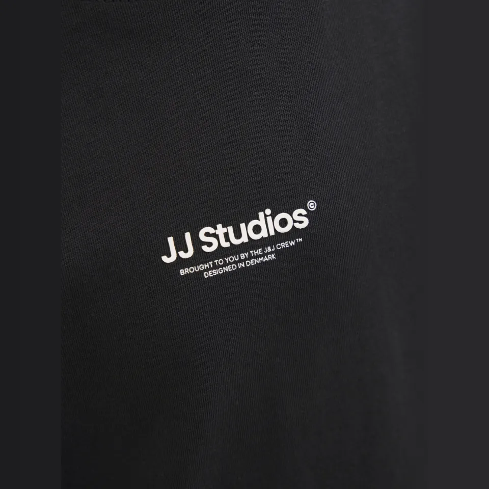 Jack & Jones junior T-shirt zwart met tekst, foto 6