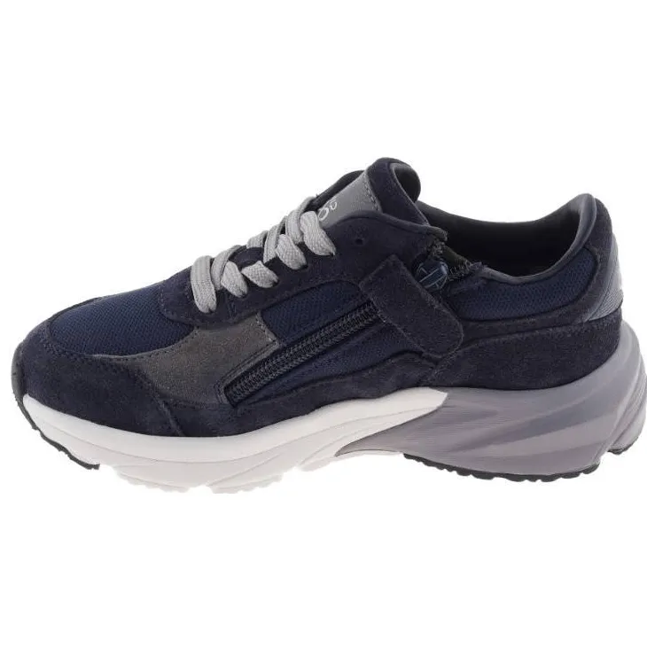 Hip suède sneakers - donkerblauw, foto 2