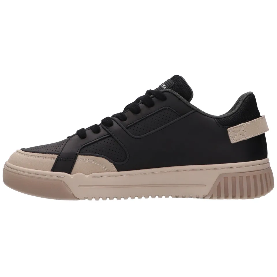 Scotch & Soda leren sneaker met meerkleurige accenten zwart, foto 4