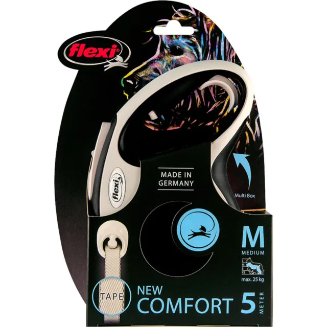 Flexi New Comfort Tape rollijn zwart, foto 2