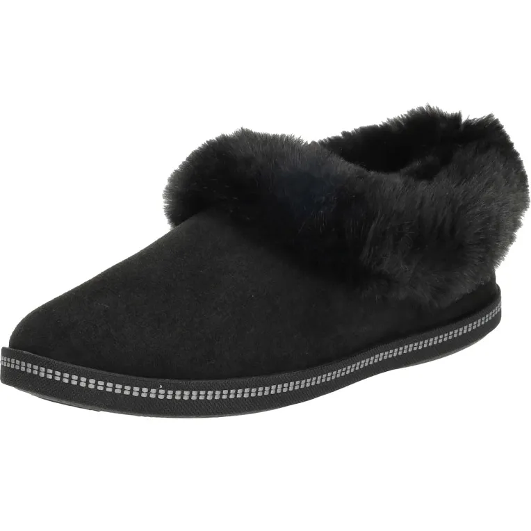Skechers Cozy Campfire Winter Nights pantoffels zwart, foto 6
