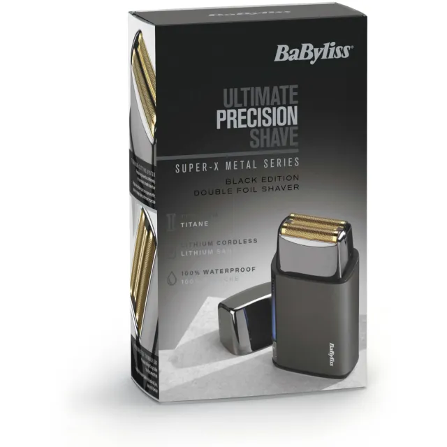 Babyliss Super-X Metal Dubbele Foil Shaver - FS991DE