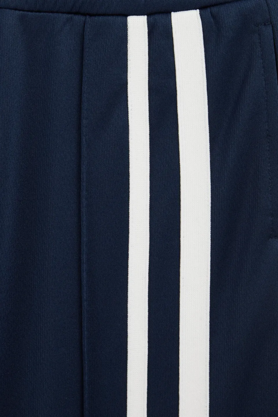 WE Fashion gestreepte loose fit joggingbroek donkerblauw, foto 6