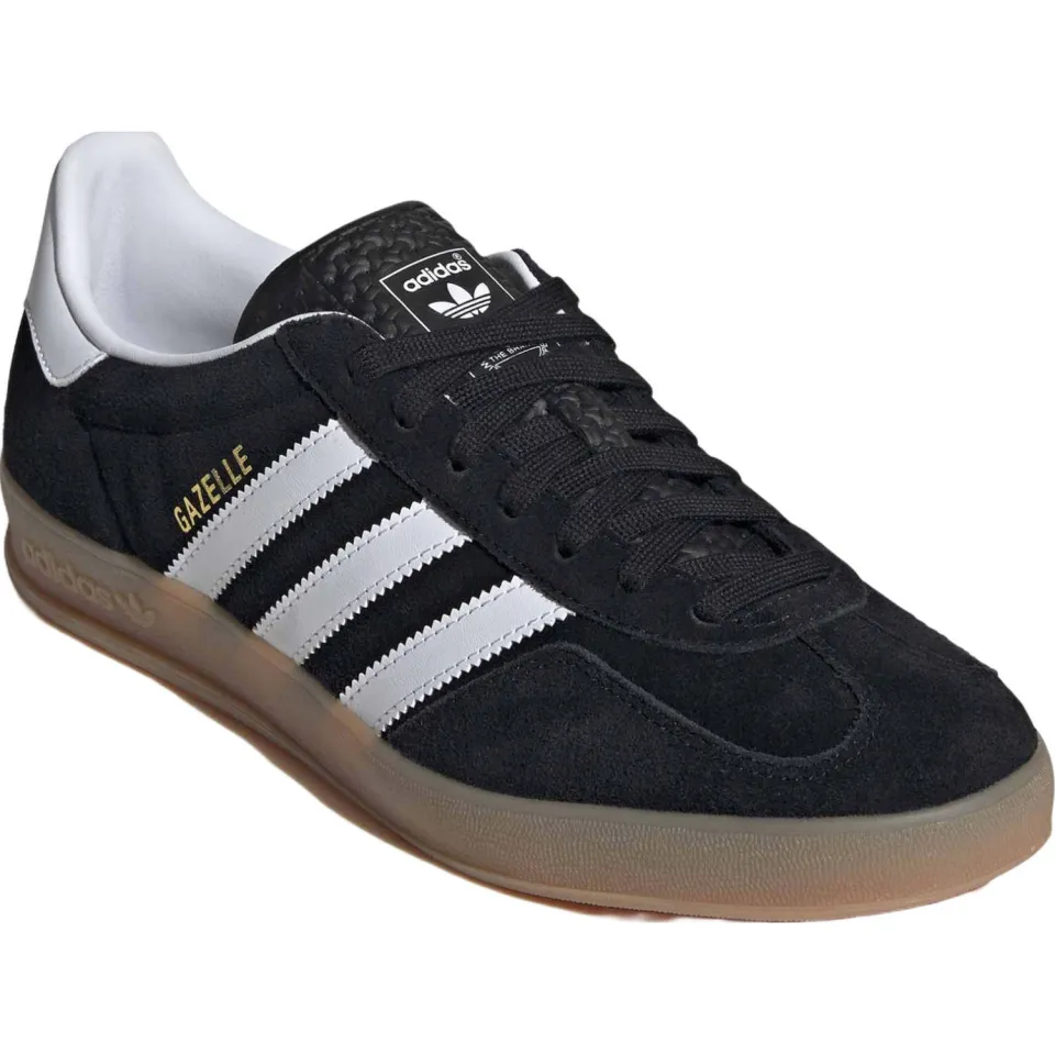 Adidas Originals Gazelle Indoor suède sneakers - zwart/wit, foto 5