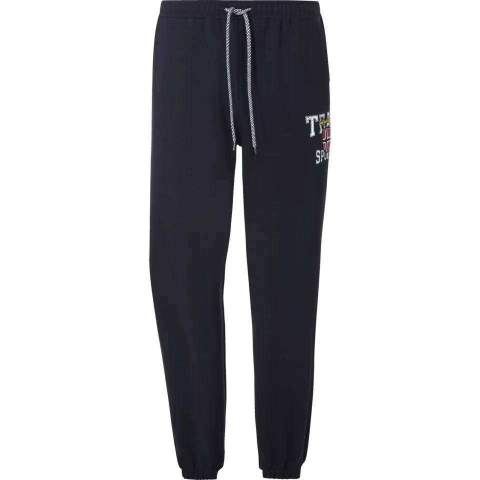 Jan Vanderstorm regular fit joggingbroek THIBOR Plus Size met printopdruk donkerblauw, foto 2