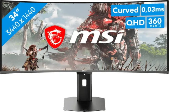 Msi MPG 341CQR X36 QD-OLED Curved